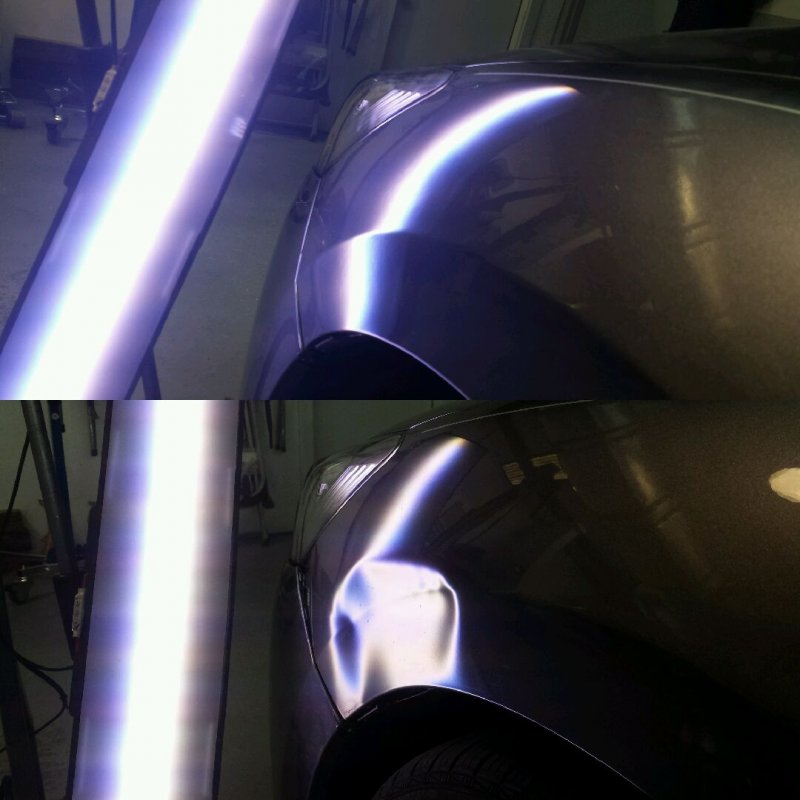 Front Fender Dent